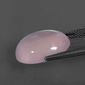 9,17 ctw natürlicher Mittelrosa Rosa Rosenquarz, Transparent, Transparent / Lichtdurchlässig