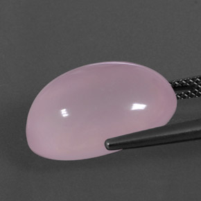 9,17 ctw natürlicher Pink Rosenquarz, Transparent, Transparent / Lichtdurchlässig