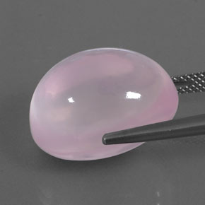 23,25 ctw natürlicher rosafarbener Rosenquarz, Transparent, Transparent / Lichtdurchlässig