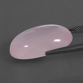20,65 ctw natürlicher rosafarbener Rosenquarz, Transparent, Transparent / Lichtdurchlässig