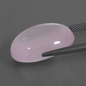 25,93 ctw natürlicher rosafarbener Rosenquarz, Transparent, Transparent / Lichtdurchlässig