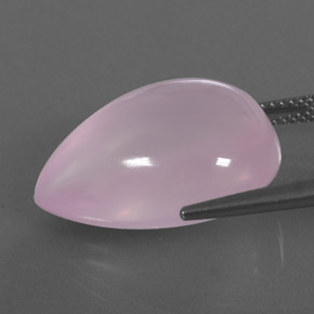 23,16 ctw natürlicher rosafarbener Rosenquarz, Transparent, Transparent / Lichtdurchlässig