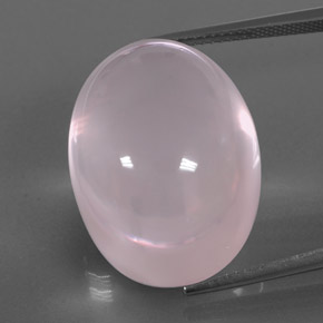 43,00 ctw natürlicher rosafarbener Rosenquarz, Transparent, Transparent / Lichtdurchlässig