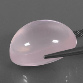43,00 ctw natürlicher rosafarbener Rosenquarz, Transparent, Transparent / Lichtdurchlässig
