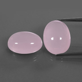  ct natürliche rosafarbener Rosenquarz-Edelsteine, Transparent, Transparent / Lichtdurchlässig