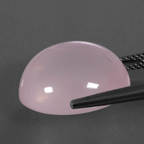 17,74 ctw natürlicher rosafarbener Rosenquarz, Transparent, Transparent / Lichtdurchlässig