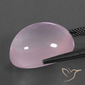 9,17 ctw natürlicher Helles Kirschrosa Rosenquarz, Oval, Transparent / Lichtdurchlässig