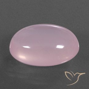9,17 ctw natürlicher Kaugummi Rosa Rosenquarz, Oval, Transparent / Lichtdurchlässig