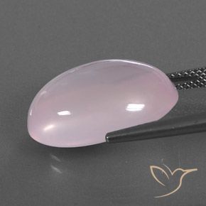 9,17 ctw natürlicher hellrosa Rosenquarz, Transparent, Transparent / Lichtdurchlässig