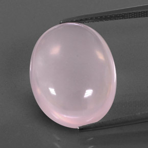 13,95 ctw natürlicher rosafarbener Rosenquarz, Transparent, Transparent / Lichtdurchlässig