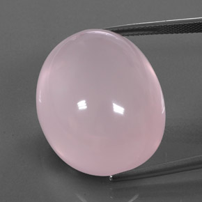 57,78 ctw natürlicher rosafarbener Rosenquarz, Transparent, Transparent / Lichtdurchlässig