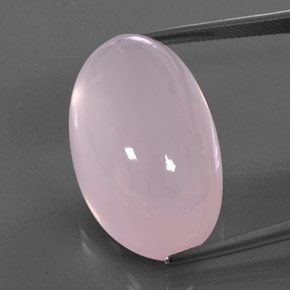 45,32 ctw natürlicher rosafarbener Rosenquarz, Transparent, Transparent / Lichtdurchlässig