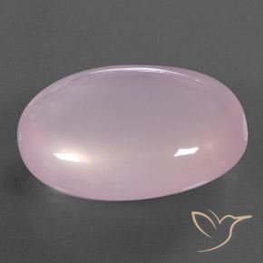 9,17 ctw natürlicher hellrosa Rosenquarz, Oval, Transparent / Lichtdurchlässig