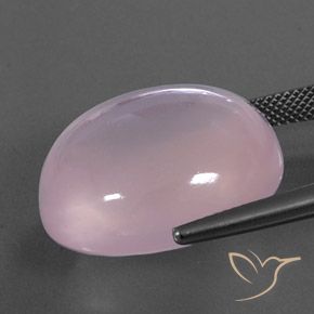 9,17 ctw natürlicher hellrosa Rosenquarz, Oval, Transparent / Lichtdurchlässig