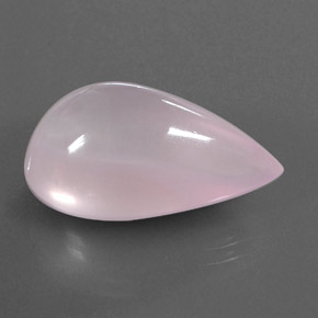 24,58 ctw natürlicher rosafarbener Rosenquarz, Transparent, Transparent / Lichtdurchlässig