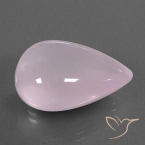31,11 ctw natürlicher rosafarbener Rosenquarz, Transparent, Transparent / Lichtdurchlässig