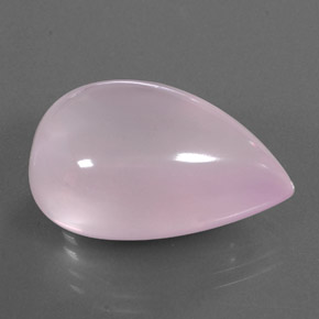 33,86 ctw natürlicher rosafarbener Rosenquarz, Transparent, Transparent / Lichtdurchlässig