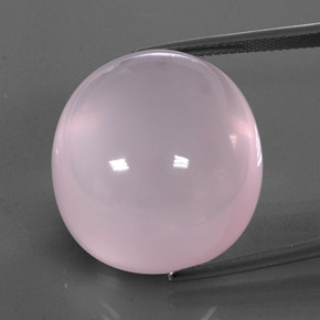53,42 ctw natürlicher rosafarbener Rosenquarz, Transparent, Transparent / Lichtdurchlässig