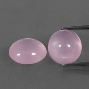 22,61 ct natürliche rosafarbener Rosenquarz-Edelsteine, Transparent, Transparent / Lichtdurchlässig