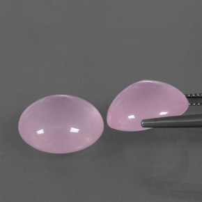 22,61 ct natürliche rosafarbener Rosenquarz-Edelsteine, Transparent, Transparent / Lichtdurchlässig