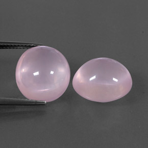 21,50 ct natürliche rosafarbener Rosenquarz-Edelsteine, Transparent, Transparent / Lichtdurchlässig
