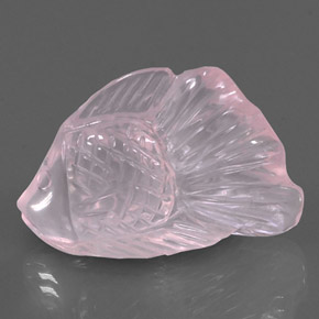 22,25 ctw natürlicher rosafarbener Rosenquarz, Transparent, Transparent / Lichtdurchlässig