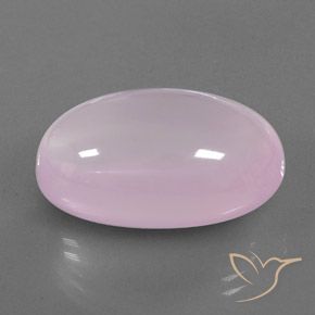 9,17 ctw natürlicher hellrosa Rosenquarz, Oval, Transparent / Lichtdurchlässig