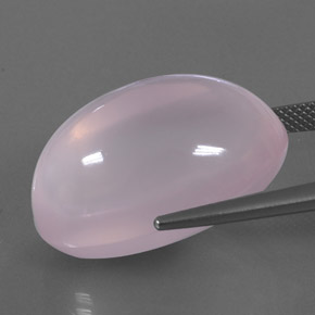 9,17 ctw natürlicher Kaugummi Rosa Rosenquarz, Transparent, Transparent / Lichtdurchlässig