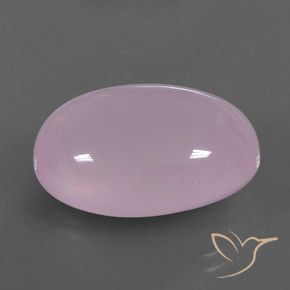 9,17 ctw natürlicher Kaugummi Rosa Rosenquarz, Oval, Transparent / Lichtdurchlässig