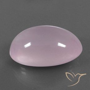 9,17 ctw natürlicher Kaugummi Rosa Rosenquarz, Oval, Transparent / Lichtdurchlässig