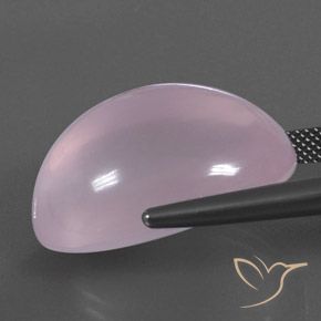 9,17 ctw natürlicher hellrosa Rosenquarz, Transparent, Transparent / Lichtdurchlässig