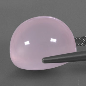 47,99 ctw natürlicher rosafarbener Rosenquarz, Transparent, Transparent / Lichtdurchlässig