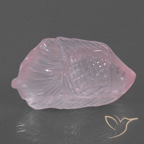 23,71 ctw natürlicher rosafarbener Rosenquarz, Transparent, Transparent / Lichtdurchlässig