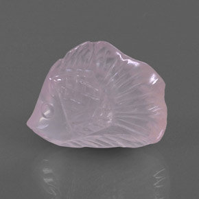 13,17 ctw natürlicher rosafarbener Rosenquarz, Transparent, Transparent / Lichtdurchlässig