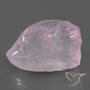 9,17 ctw natürlicher hellrosa Rosenquarz, Fantasie, Transparent / Lichtdurchlässig