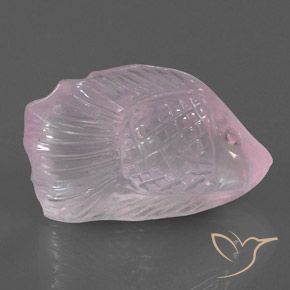 9,17 ctw natürlicher hellrosa Rosenquarz, Fantasie, Transparent / Lichtdurchlässig