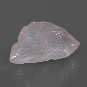 39,00 ctw natürlicher rosafarbener Rosenquarz, Transparent, Transparent / Lichtdurchlässig