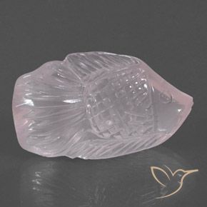 9,17 ctw natürlicher Sehr helles Rosa Rosenquarz, Fantasie, Transparent / Lichtdurchlässig