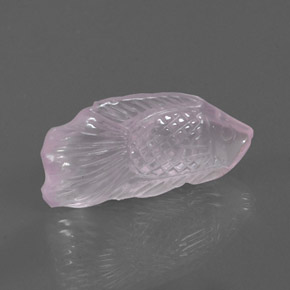 15,57 ctw natürlicher rosafarbener Rosenquarz, Transparent, Transparent / Lichtdurchlässig