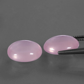  ct natürliche rosafarbener Rosenquarz-Edelsteine, Transparent, Transparent / Lichtdurchlässig