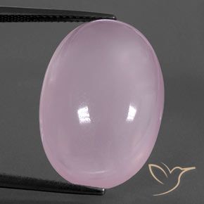 9,17 ctw natürlicher Helles Kirschrosa Rosenquarz, Oval, Transparent / Lichtdurchlässig