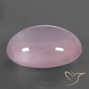 9,17 ctw natürlicher hellrosa Rosenquarz, Oval, Transparent / Lichtdurchlässig