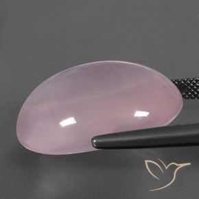 9,17 ctw natürlicher hellrosa Rosenquarz, Oval, Transparent / Lichtdurchlässig
