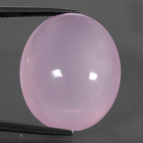 39,07 ctw natürlicher rosafarbener Rosenquarz, Transparent, Transparent / Lichtdurchlässig
