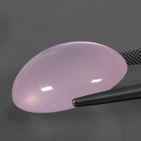 39,07 ctw natürlicher rosafarbener Rosenquarz, Transparent, Transparent / Lichtdurchlässig