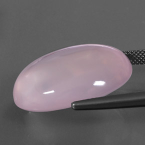 33,28 ctw natürlicher rosafarbener Rosenquarz, Transparent, Transparent / Lichtdurchlässig