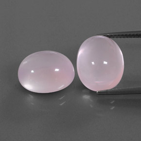  ct natürliche rosafarbener Rosenquarz-Edelsteine, Transparent, Transparent / Lichtdurchlässig