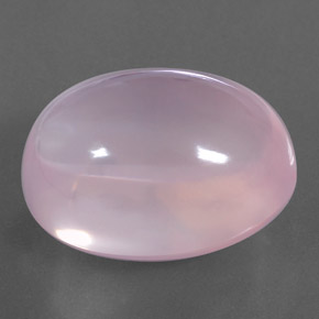 37,75 ctw natürlicher rosafarbener Rosenquarz, Transparent, Transparent / Lichtdurchlässig