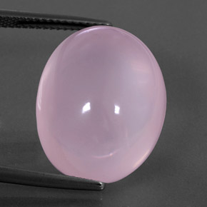 22,77 ctw natürlicher rosafarbener Rosenquarz, Transparent, Transparent / Lichtdurchlässig