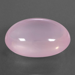 24,40 ctw natürlicher rosafarbener Rosenquarz, Transparent, Transparent / Lichtdurchlässig